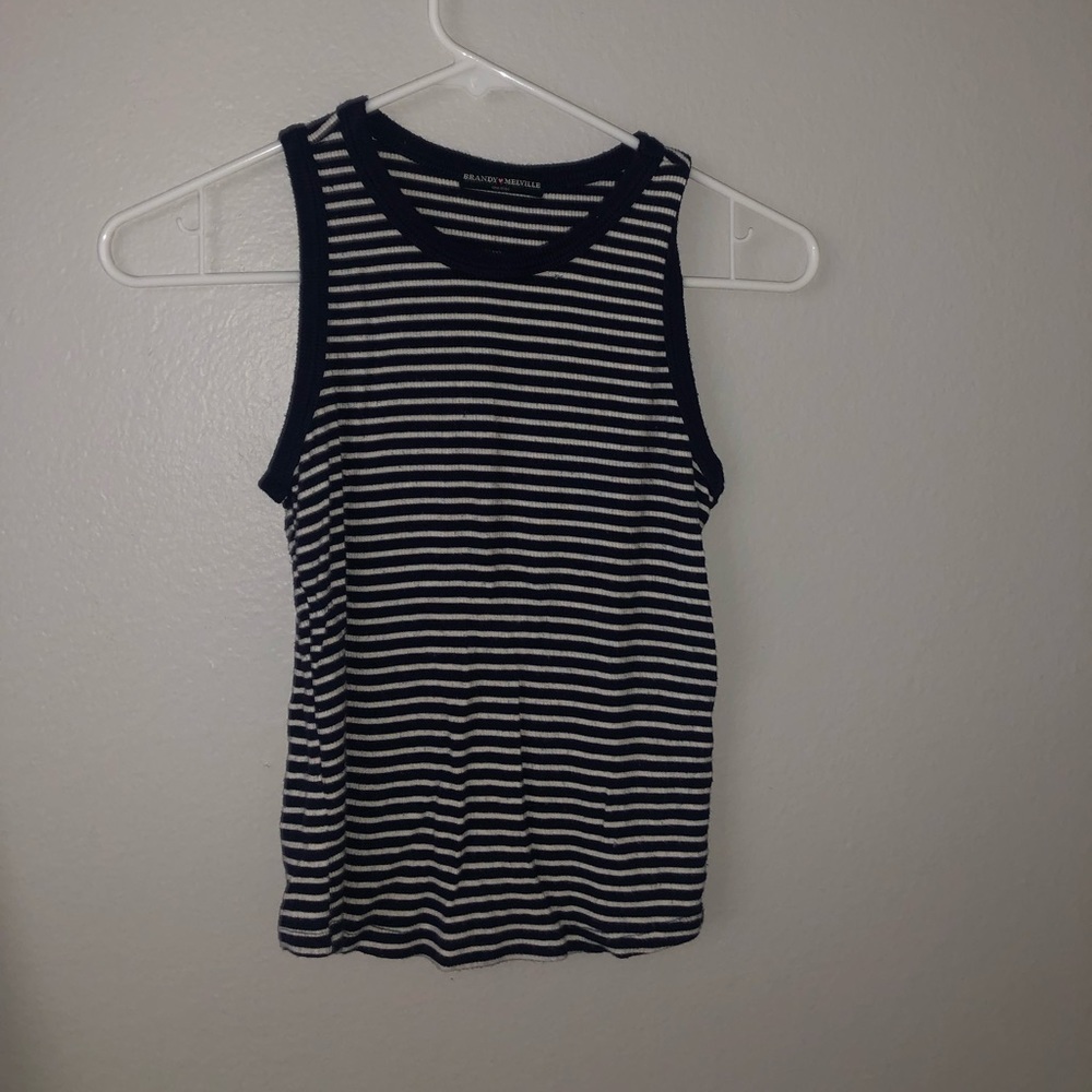 striped brandy melville tank